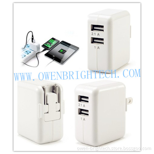 3.1A 15W Dual USB Travel Mobile Wall Charger